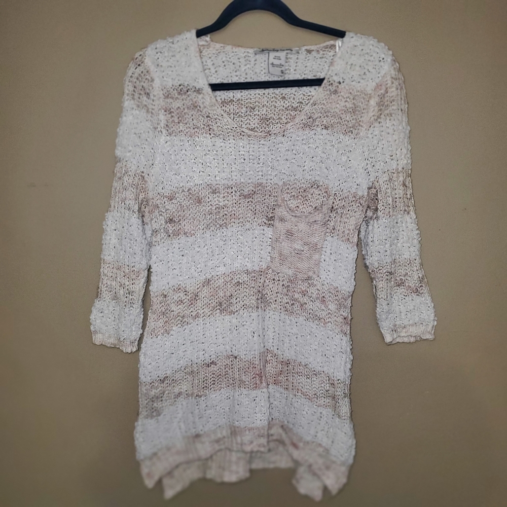 American Rag popcorn striped sweater